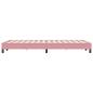 Preview: Boxspringbett ohne Matratze Rosa 120x220 cm Samt