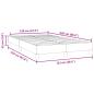 Preview: Boxspringbett ohne Matratze Rosa 120x220 cm Samt