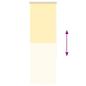 Preview: Verdunkelungsrollo Gelb 55x175 cm Stoffbreite 50,7 cm Polyester