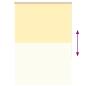 Preview: Verdunkelungsrollo Gelb 115x130cm Stoffbreite 110,7cm Polyester