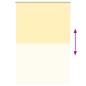 Preview: Verdunkelungsrollo Gelb 155x230cm Stoffbreite 151,6cm Polyester