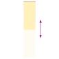 Preview: Verdunkelungsrollo Gelb 50x230 cm Stoffbreite 45,7 cm Polyester