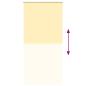 Preview: Verdunkelungsrollo Gelb 115x230cm Stoffbreite 110,7cm Polyester