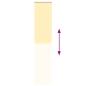 Preview: Verdunkelungsrollo Gelb 40x230 cm Stoffbreite 35,7 cm Polyester
