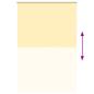 Preview: Verdunkelungsrollo Gelb 145x230cm Stoffbreite 141,6cm Polyester