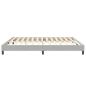 Preview: Boxspringbett ohne Matratze Hellgrau 200x220 cm Samt