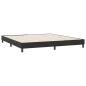 Preview: Boxspringbett ohne Matratze Schwarz 180x220 cm Samt