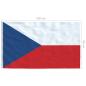 Preview: Flagge Tschechiens 90×150 cm