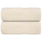 Preview: Waschtücher FROGN 2 Stk. Creme 30x30 cm 360 g/m²