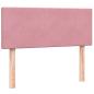 Preview: Boxspringbett mit Matratze Rosa 120x220 cm Samt