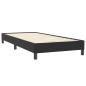 Preview: Boxspringbett mit Matratze Schwarz 80x220 cm Samt