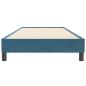 Preview: Boxspringbett ohne Matratze Dunkelblau 90x220 cm Samt