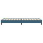 Preview: Boxspringbett ohne Matratze Dunkelblau 90x220 cm Samt