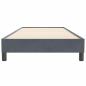 Preview: Boxspringbett ohne Matratze Dunkelgrau 80x220 cm Samt