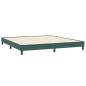 Preview: Boxspringbett ohne Matratze Dunkelgrün 200x210 cm Samt
