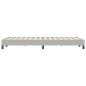 Preview: Boxspringbett ohne Matratze Hellgrau 120x220 cm Samt