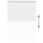 Preview: Verdunkelungsrollo Weiß 95x175cm Stoffbreite 90,7 cm Polyester