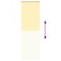 Preview: Verdunkelungsrollo Gelb 75x230 cm Stoffbreite 70,7 cm Polyester