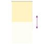 Preview: Verdunkelungsrollo Gelb 85x150 cm Stoffbreite 80,7 cm Polyester