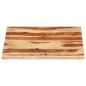 Preview: Tischplatte Massivholz Palisander 25-27 mm 80×80 cm