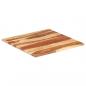Preview: Tischplatte Massivholz Palisander 25-27 mm 80×80 cm