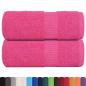 Preview: Seiftücher 2 Stk. Rosa 30x30 cm 360 g/m² 100% Baumwolle