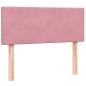 Preview: Boxspringbett mit Matratze Rosa 120x210 cm Samt