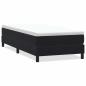 Preview: Boxspringbett ohne Matratze Schwarz 90x220 cm Samt