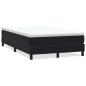 Preview: Boxspringbett ohne Matratze Schwarz 120x220 cm Samt