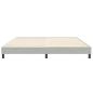 Preview: Boxspringbett ohne Matratze Hellgrau 200x210 cm Samt