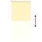 Preview: Verdunkelungsrollo Gelb 70x150 cm Stoffbreite 65,7 cm Polyester