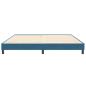 Preview: Boxspringbett ohne Matratze Dunkelblau 200x220 cm Samt