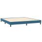 Preview: Boxspringbett ohne Matratze Dunkelblau 200x220 cm Samt