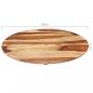 Preview: Tischplatte Massivholz Palisander Rund 15-16 mm 80 cm