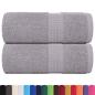 Preview: Seiftücher 2 Stk. Grau 30x30 cm 360 g/m² 100% Baumwolle