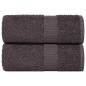 Preview: Waschtücher FROGN 2 Stk. Anthrazit 30x30 cm 360 g/m²