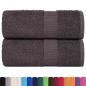 Preview: Waschtücher FROGN 2 Stk. Anthrazit 30x30 cm 360 g/m²