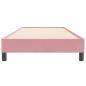 Preview: Boxspringbett ohne Matratze Rosa 80x220 cm Samt