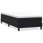 Preview: Boxspringbett ohne Matratze Schwarz 100x220 cm Samt