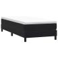 Preview: Boxspringbett ohne Matratze Schwarz 100x220 cm Samt