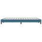 Preview: Boxspringbett ohne Matratze Dunkelblau 140x220 cm Samt
