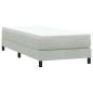 Preview: Boxspringbett ohne Matratze Hellgrau 100x220 cm Samt