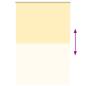 Preview: Verdunkelungsrollo Gelb 155x210cm Stoffbreite 151,6cm Polyester