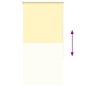 Preview: Verdunkelungsrollo Gelb 70x130 cm Stoffbreite 65,7 cm Polyester