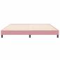 Preview: Boxspringbett ohne Matratze Rosa 200x220 cm Samt
