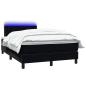 Preview: Boxspringbett mit Matratze Schwarz 120x210 cm Samt