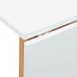 Preview: Esstisch Natur Massivholz Gummibaumholz