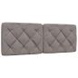 Preview: Bettgestell ohne Matratze Taupe 120x200 cm Stoff