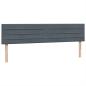 Preview: ARDEBO.de - Boxspringbett mit Matratze Dunkelgrau 180x220 cm Samt