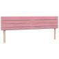 Preview: Boxspringbett mit Matratzen Rosa 180x210 cm Samt